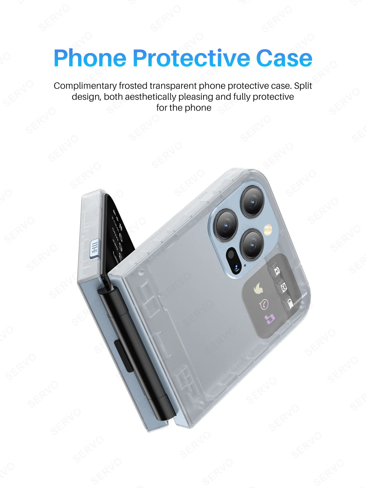 Téléphone portable minimaliste avec enregistrement automatique des appels FM Radio cadran rapide voix magique GSM double SIM débloqué téléphones portables pliables