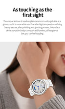 Magnifique montre connectée Bluetooth personnalisable, prise d'appel, waterproof, en céramique (selon modèle).