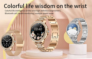 Montre intelligente pour femme à écran AMOLED Android, IOS,