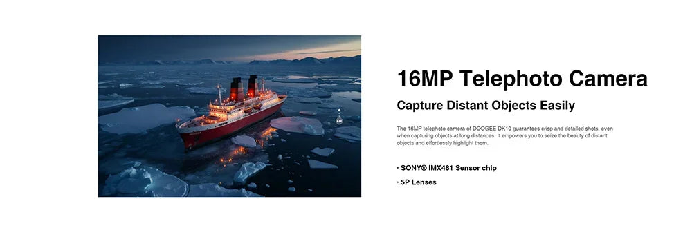 Smartphone robuste DOOGEE DK10 Chargement Rapide 5G