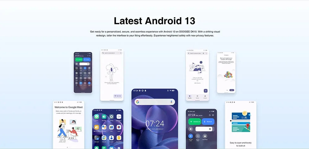 Smartphone robuste DOOGEE DK10 Chargement Rapide 5G