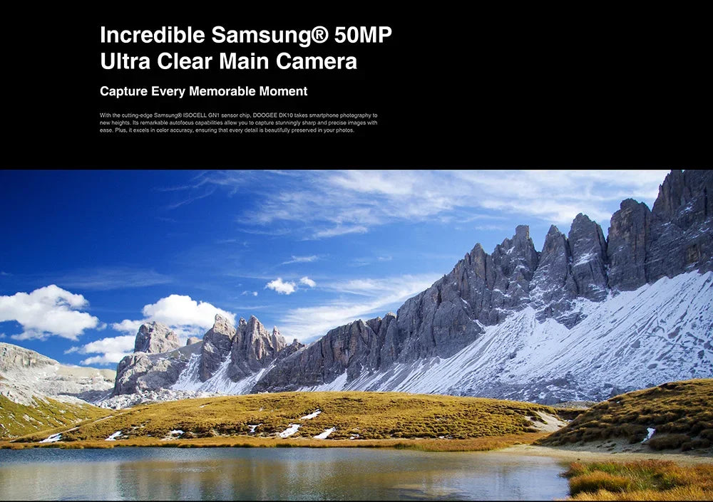 Smartphone robuste DOOGEE DK10 Chargement Rapide 5G