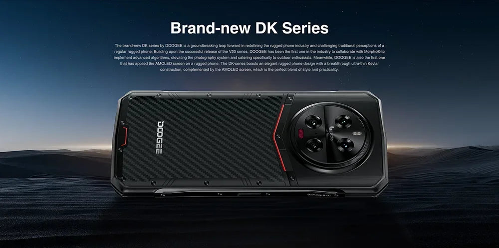 Smartphone robuste DOOGEE DK10 Chargement Rapide 5G