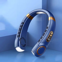 Super ventilateur léger de cou Portable, mains libres avec LED et mode festival,  5 vitesses, ventilateur Portable de 4000 mAh, Rechargeable.