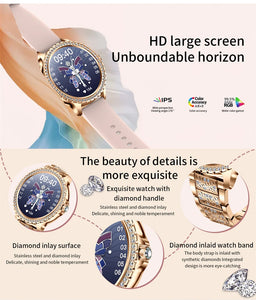 Montre intelligente pour femme à écran AMOLED Android, IOS,