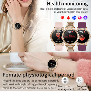 Montre intelligente pour femme à écran AMOLED Android, IOS,