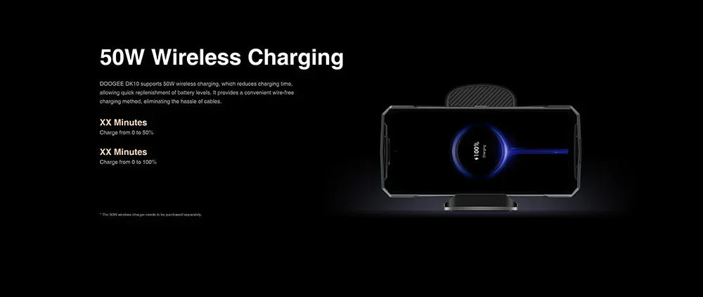 Smartphone robuste DOOGEE DK10 Chargement Rapide 5G