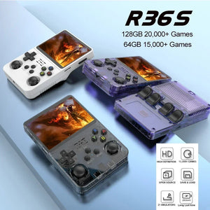 Console de jeu rétro R36S  de poche