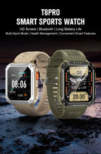 Montre intelligente militaire sport robuste et durable, étanche IP68, écran HD 2.01, Bluetooth, voix, Android, IOS