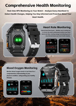 2025- 2026 Montre Militaire intelligente Robuste GPS 1000Mah batterie boussole 3ATM tactique étanche Sport lampe de poche BT