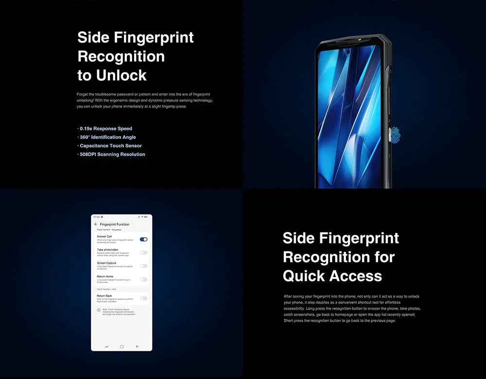 Smartphone robuste DOOGEE DK10 Chargement Rapide 5G