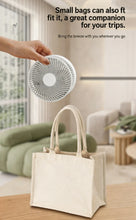 Mini ventilateur pliable rechargeable USB-C – 3 vitesses, silencieux, batterie 1800 mAh