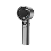 Mini Ventilateur de Poche Turbo Rechargeable – 100 Niveaux, Écran LED et USB-C