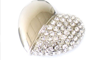 Jolie pendentif discret usb 4/8/16gb/32gb Coeur Diamant usb2 de différente couleur