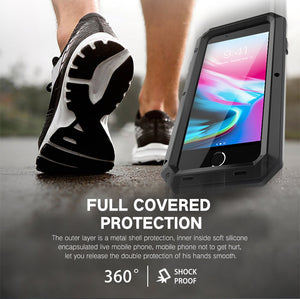 Protection Deluxe Smartphone Ios Haute  Qualité Étanche métal  aluminium