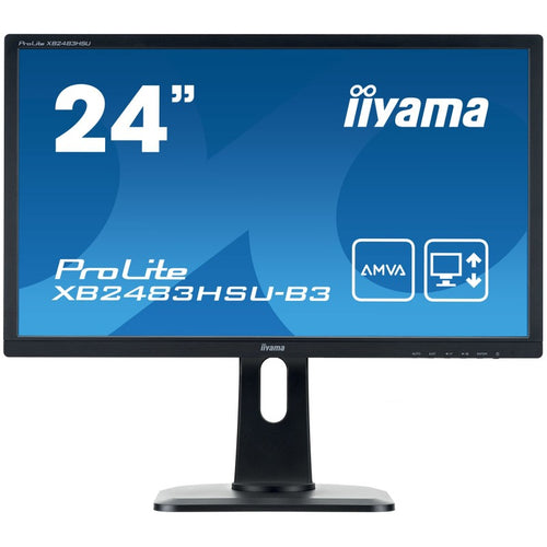 MONITEUR ECRAN HAUT DE GAMME LCD 24 IIYAMA VGA-HDMI 4MS 16/9 MULTIMEDIA