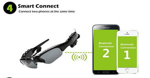 Lunettes de soleil bluetooth mp3 compatible avec smartphone Sony Xiami et autre smartphones